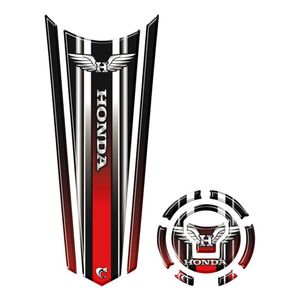 Protetor Tanque E Bocal Gravatona Honda Asa Vermelho Acima 2018 Vermelho
