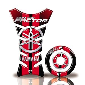 Kit Protetor Tanque Adesivo Moto Yamaha Factor Ano + 2016 Vermelho Cor Vermelho