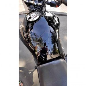 Protetor De Tanque Adesivo Moto Transparente Grande Cor Transparente