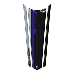 Adesivo Faixa Gravata Resinado Tanque Moto Cg Titan 160 Azul