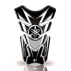 Protetor De Tanque Adesivo Moto Yamaha -Motosport Diversas Cores Preto E Cinza