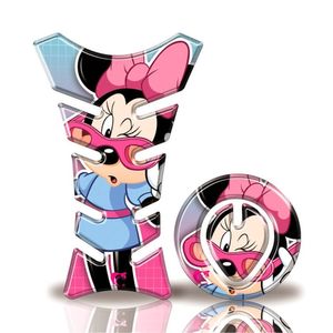 Kit Protetor Tanque Adesivo Moto Honda Minnie De Óculos Até 2016