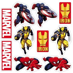 Mini Kit Adesivo Para Capacete Marvel