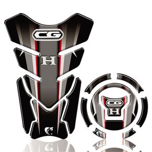 Kit Protetor Tanque Adesivo Moto Honda Cg Ano Acima 2018 Preto