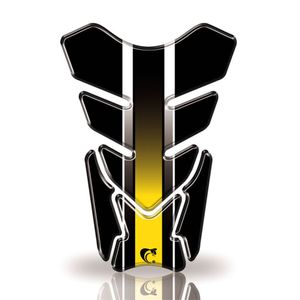 Protetor De Tanque Adesivo Listra, Moto Honda, Yamaha E Suzuki Amarelo E Preto