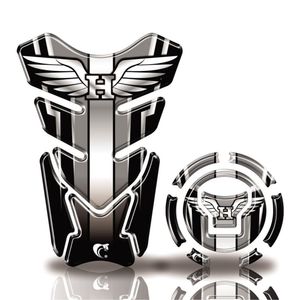 Kit Protetor Tanque Adesivo Moto Honda Acima 2018 Preto Preto