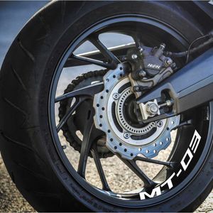 Adesivo Roda Moto Refletivo Aro Interno Mt 03 Cor Branco