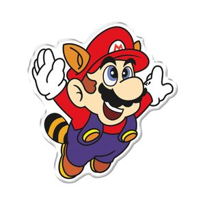 Adesivo Decorativo Em Relevo Fácil Aplicação Mario Bross Cor Branco