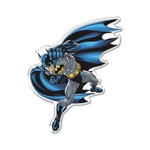 Adesivo Decorativo Em Relevo Fácil Aplicação Batman Cor Branco