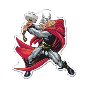 Adesivo Decorativo Em Relevo Fácil Aplicação Thor Cor Branco