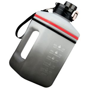 Garrafa Galão Squeeze Degrade Motivacional C Alça 2lt Preto