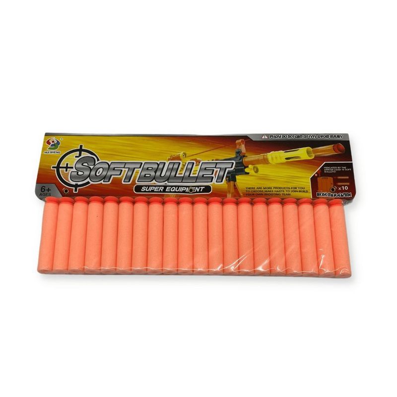 10pçs Refil Nerf Balas De Eva Com Recarga De Furo De Espuma De Recarga  Dardos Seguro Brinquedo Arma Para Nerf