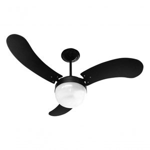 Ventilador De Teto Venti-Delta New Montana 3 Pás Laqueado Preto 110V