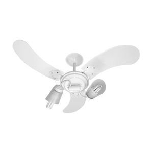 Ventilador De Teto Venti-Delta New Spot Delta 3 Pás Laqueada Branco 220V