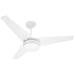 Ventilador De Teto Venti-delta Ideal Led 3 Pás Branco Luz Branca 6000k 110v