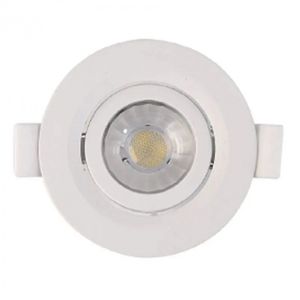 Spot Led De Embutir Redondo Branco 7W Nordecor/Mbled 6500K (Luz Fria - Branca)