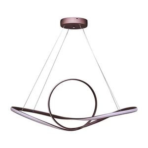 Pendente Led Wari 49w 3000k Marrom Nordecor/mbled
