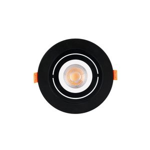 Spot De Embutir Redondo Plano Preto Para Lâmpada Mr11 Ref 6277 Nordecor/Mbled