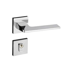 Fechadura Sara Cromada Roseta Quadrada 40mm Pado Externa
