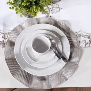 Trilho De Mesa Renda 40X140 Bordado Inglês Tessi Miami