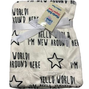 Manta Bebê Sherpa/Flannel 100X75 Dupla Face