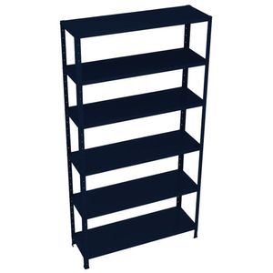Estante Em Aço Dupla Flex Colorida 176x92x30cm #20/26 Amapá Azul