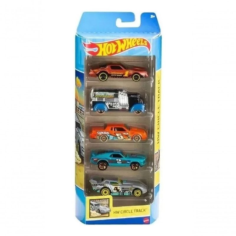 Carrinhos Hot Wheels Com 5 Unidades (Sortido) - Mattel em Promoção