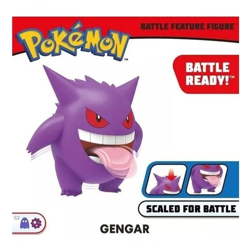 Pokémon Figura De Batalha Sunny Gengar