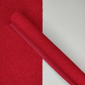 Pacote 05 Folhas Eva Atoalhado 40x48cm Make+ Vermelho