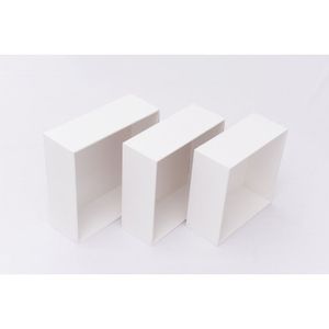 Kit Trio De Nicho Grande Decorativo Quarto/sala 100% Mdf Branco