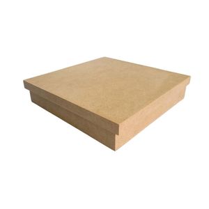 Caixa 100% Mdf Cru (25x25x05) Mdf Cru