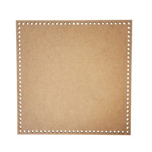Base Para Crochê Em Mdf Cru Quadrado (20,5x20,5)
