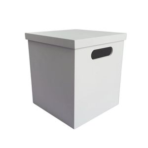 Puff/baú Infantil 100% Mdf (20x20x23) Branco