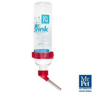 Bebedouro Grande Para Coelhos Chinchila Hamster 300ml