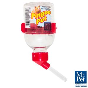 Bebedouro Com Bico De Vidro Para Hamster Pingo Pet 120ml