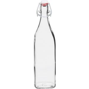 Bormioli Rocco Swing Garrafa 32X8X8Cm 1L Vidro Transp Com Tampa