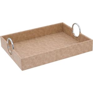Desiré Bandeja 7X44X34Cm Sintético Bege