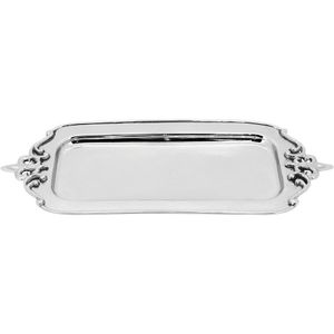 Hattie Bandeja 2X39X16Cm Metal Prata
