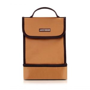 Bolsa Térmica Lisa Essencial Iii Jacki Design Marrom Amarelado