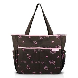 Bolsa De Bebê Estampada Mama & Me Jacki Design Marrom/pink