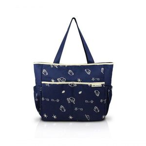 Bolsa De Bebê Estampada Mama & Me Jacki Design Azul/bege