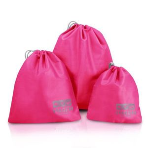 Kit Organizador De Malas Para Viagem Com 3 Peças Jacki Design Fúcsia