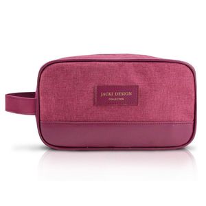 Necessaire Com Alça Lateral Jacki Design - Joy Vermelho Escuro