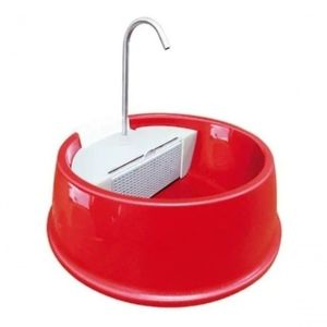 Fonte Bebedouro Gatos Cães Automático Joy Furacão - Verde Cor:vermelha