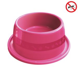 Comedouro Para Gatos E Cachorros 1000ml Anti Formiga Grande Cor: Rosa