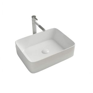 Cuba De Cerâmica Para Banheiro/lavabo/pia 48x38x13 Cm