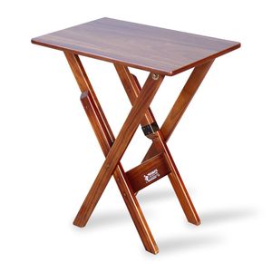 Mesa Aparador Dobrável Madeira Padrão Imbuia Cor: Marrom