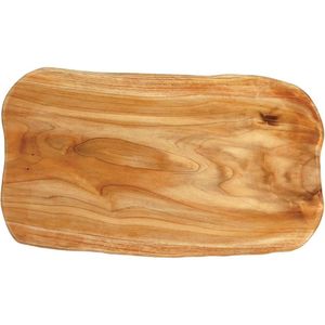 Wood Tábua Para Servir 2X42X30Cm Madeira Natural