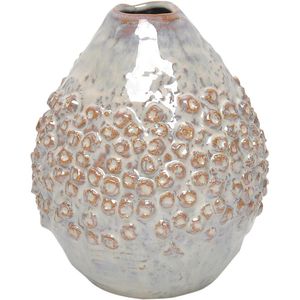 Fennel Vaso 19X16X16Cm Cerâmica Bege