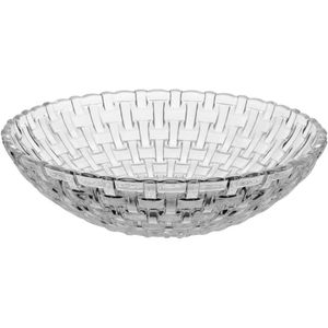Bellave Centro Mesa 7X25X25Cm Cristal Eco Transp